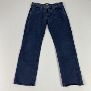 Boss Orange 25 Jeans Mens 32x32 Blue Medium Wash Straight Leg Denim Pants
